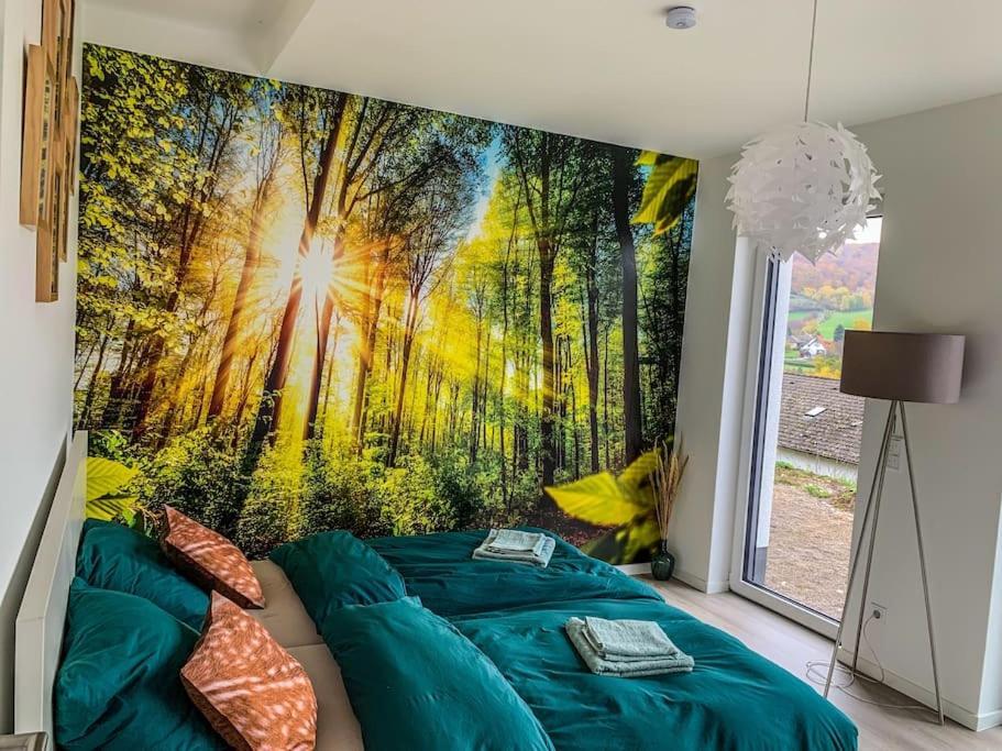 Modernes Doppelzimmer Friedewald Rhoenblick Экстерьер фото