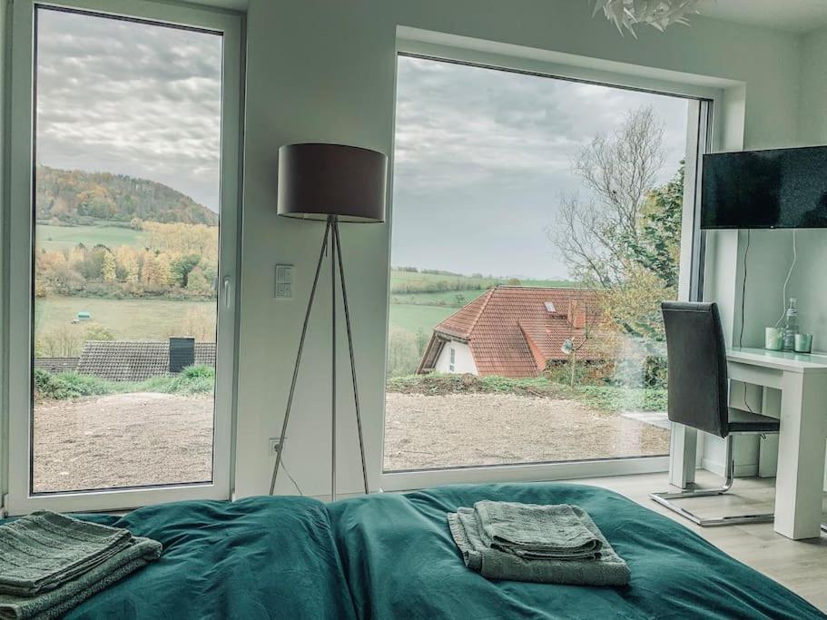 Modernes Doppelzimmer Friedewald Rhoenblick Экстерьер фото